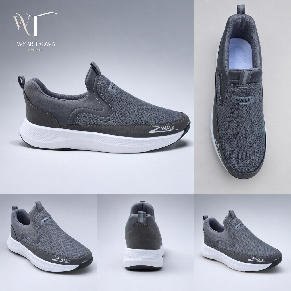 WALK Slip-On — Charcoal Grey
