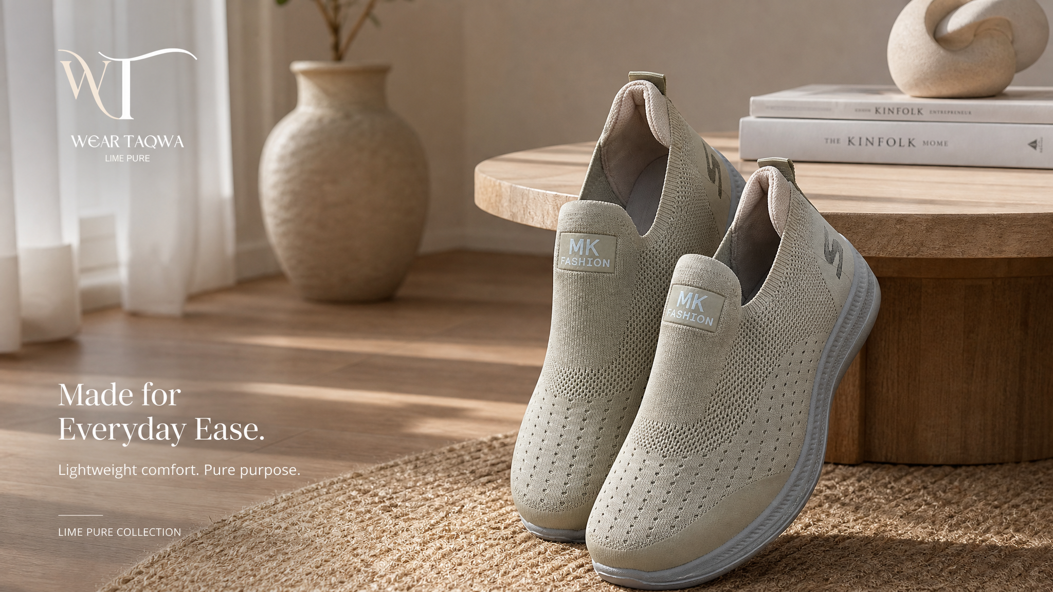 WALK Slip-On — Sand Beige