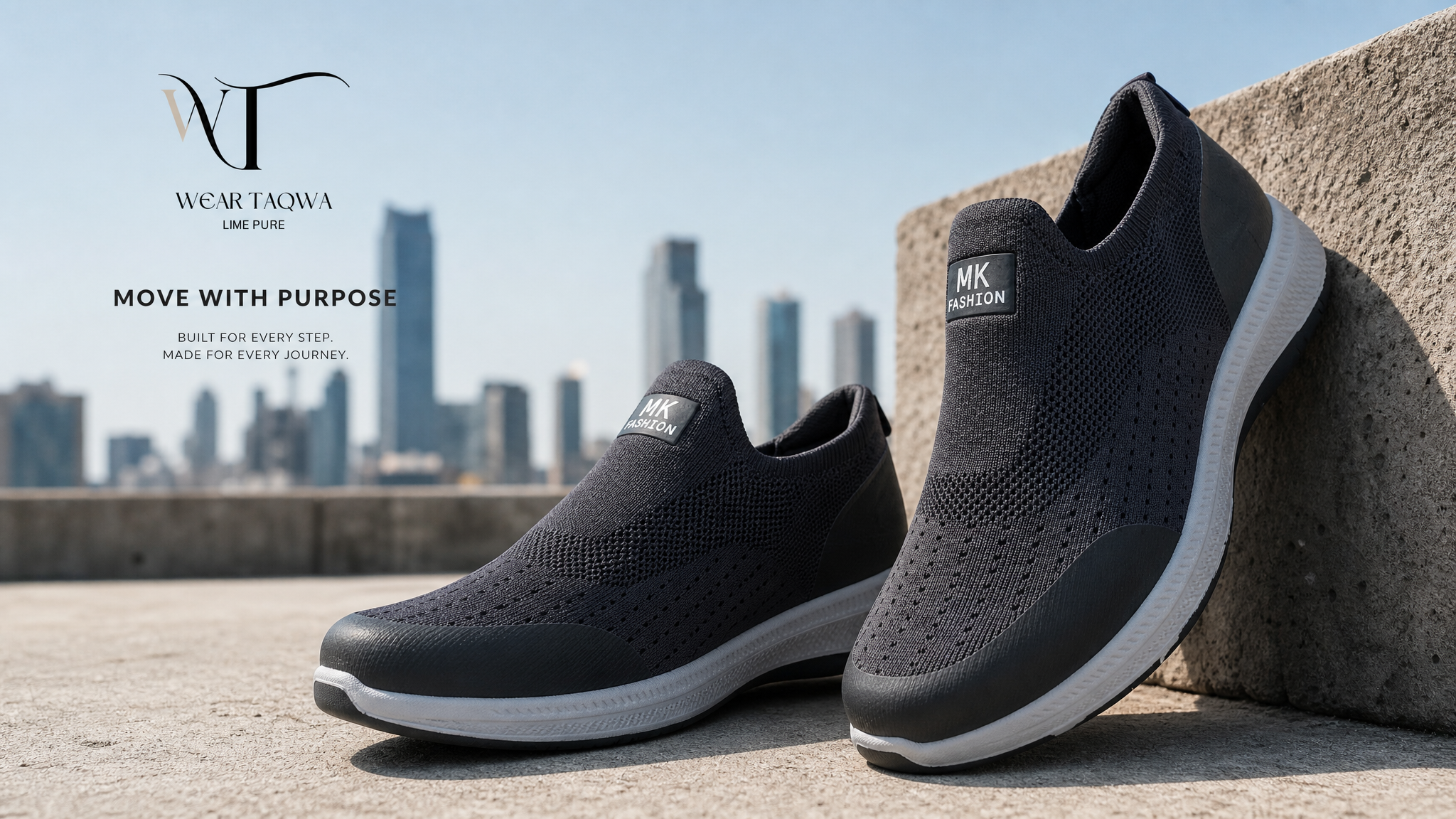 WALK Slip-On — Charcoal Grey