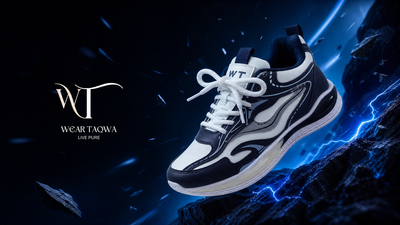 AJM Air Memory Runner — Navy & White
