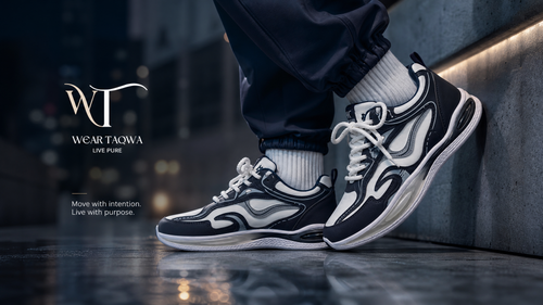 AJM Air Memory Runner — Navy & White