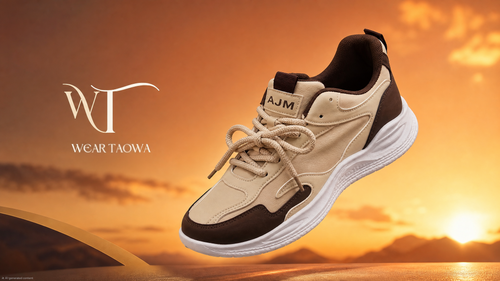 AJM Chunky Trainer — Cream & Coee
