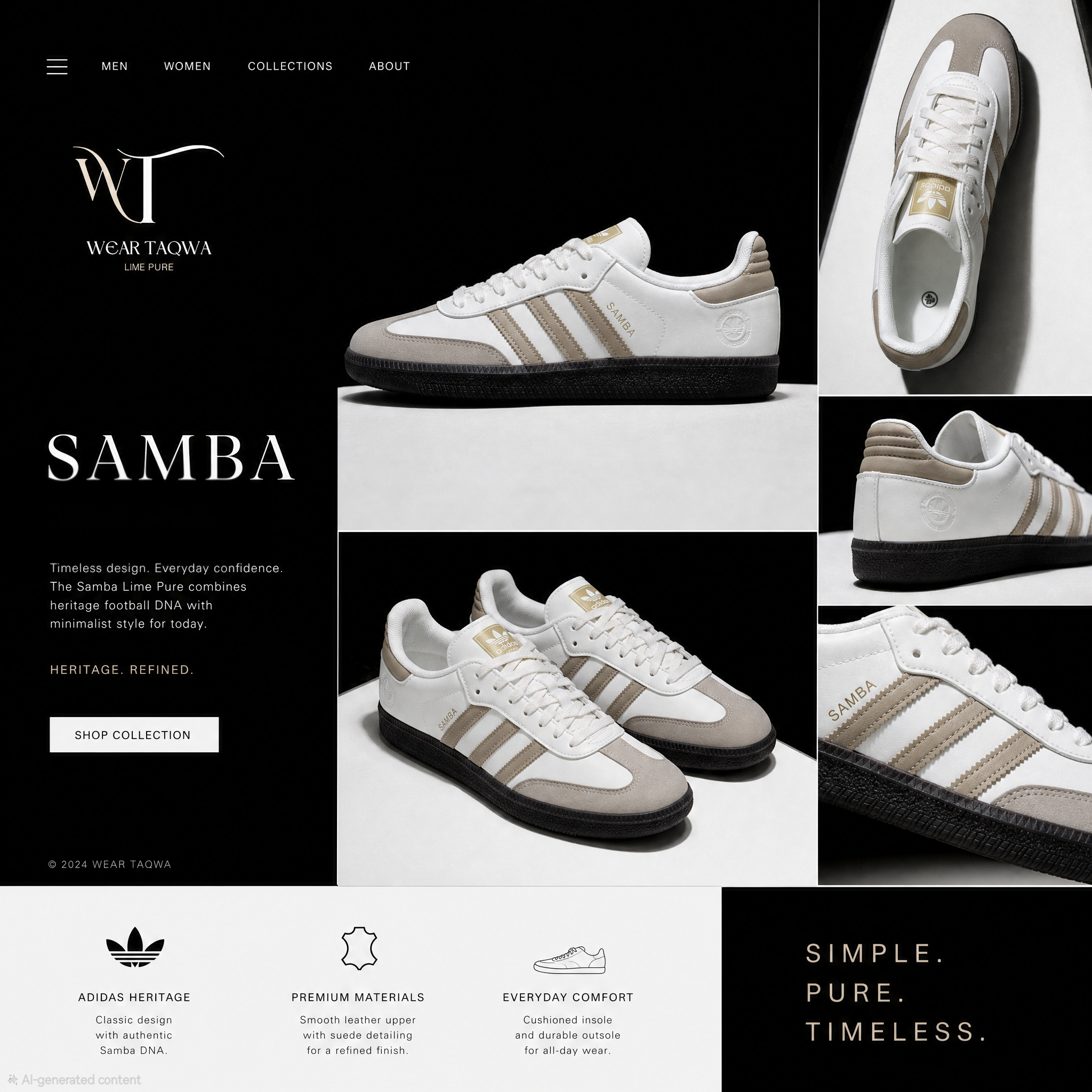 Classic White - cream SAMBA