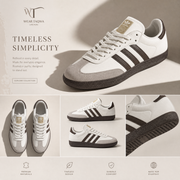 Classic white - brown SAMBA
