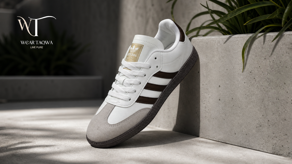 Classic white - brown SAMBA