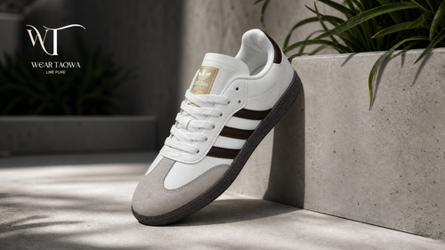 Classic white - brown SAMBA