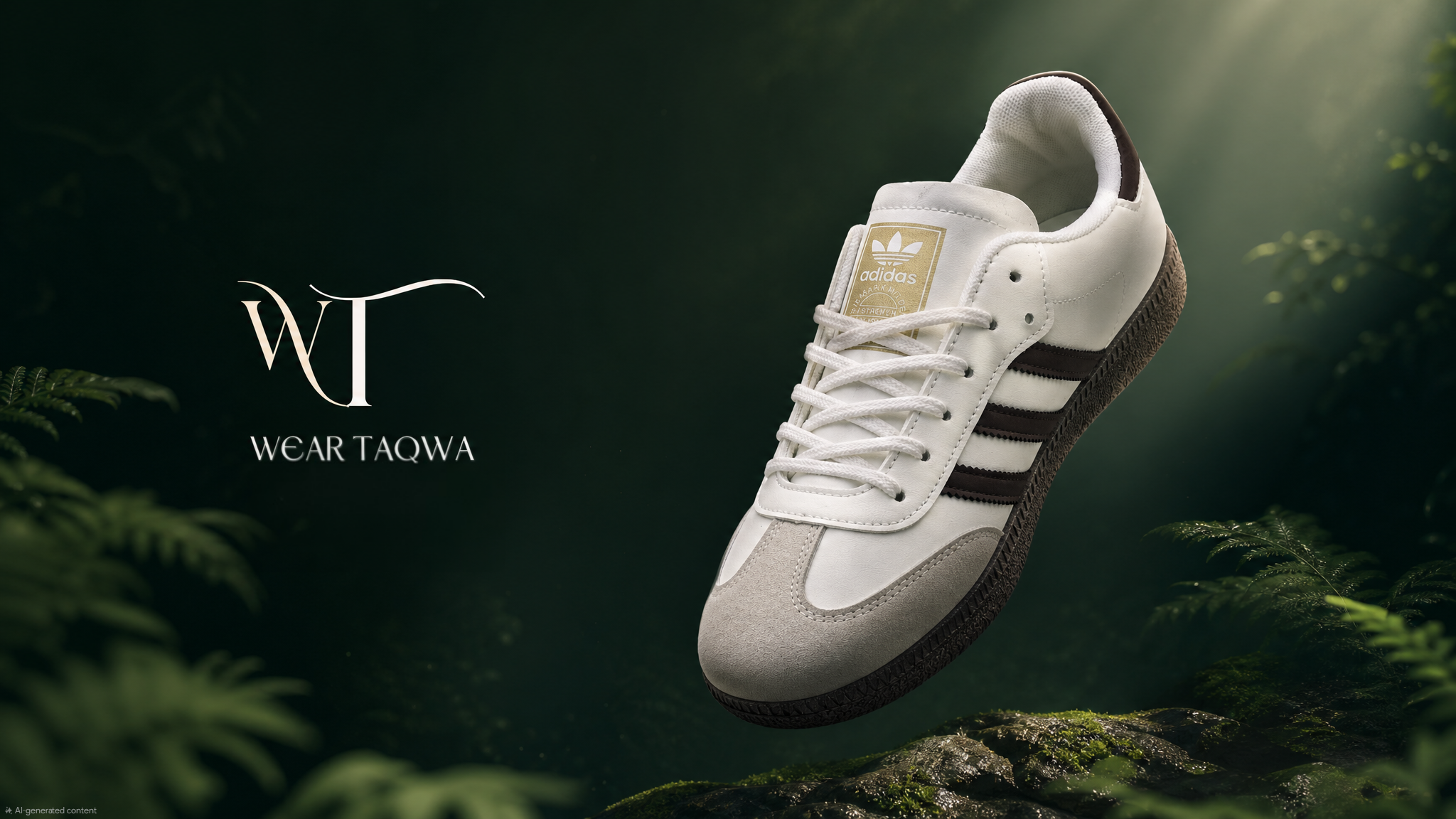 Classic white - brown SAMBA